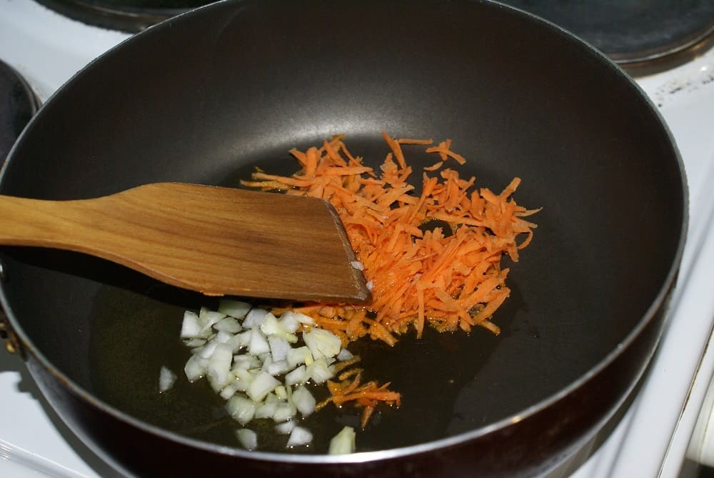 обжаренные овощи