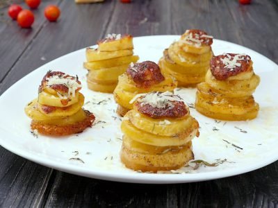 Картофель в формочках