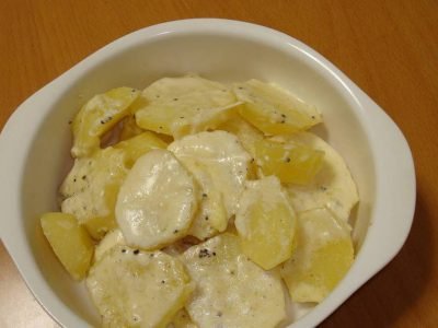 Картофель в молоке