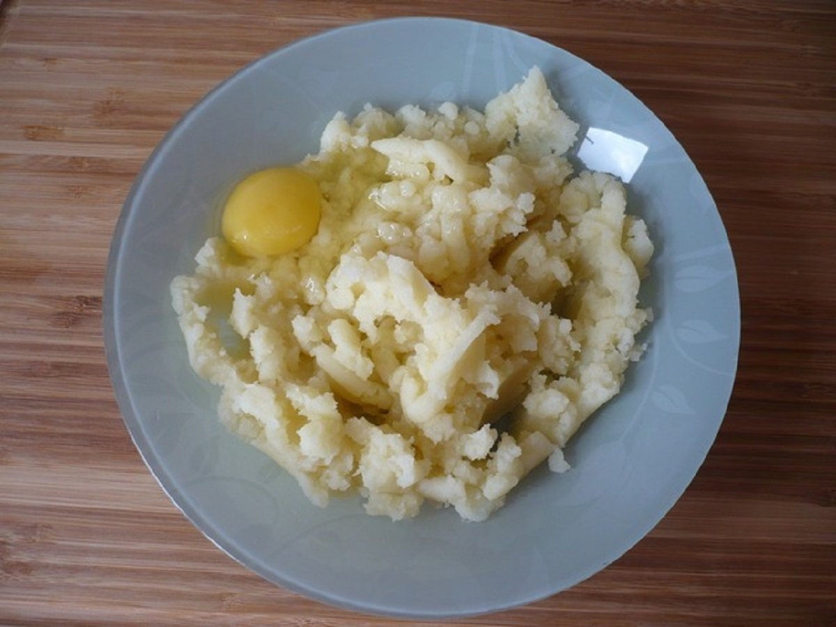 картофель с яйцом