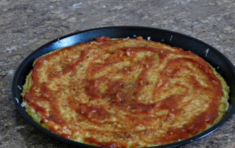 приготовление картофельной пиццы