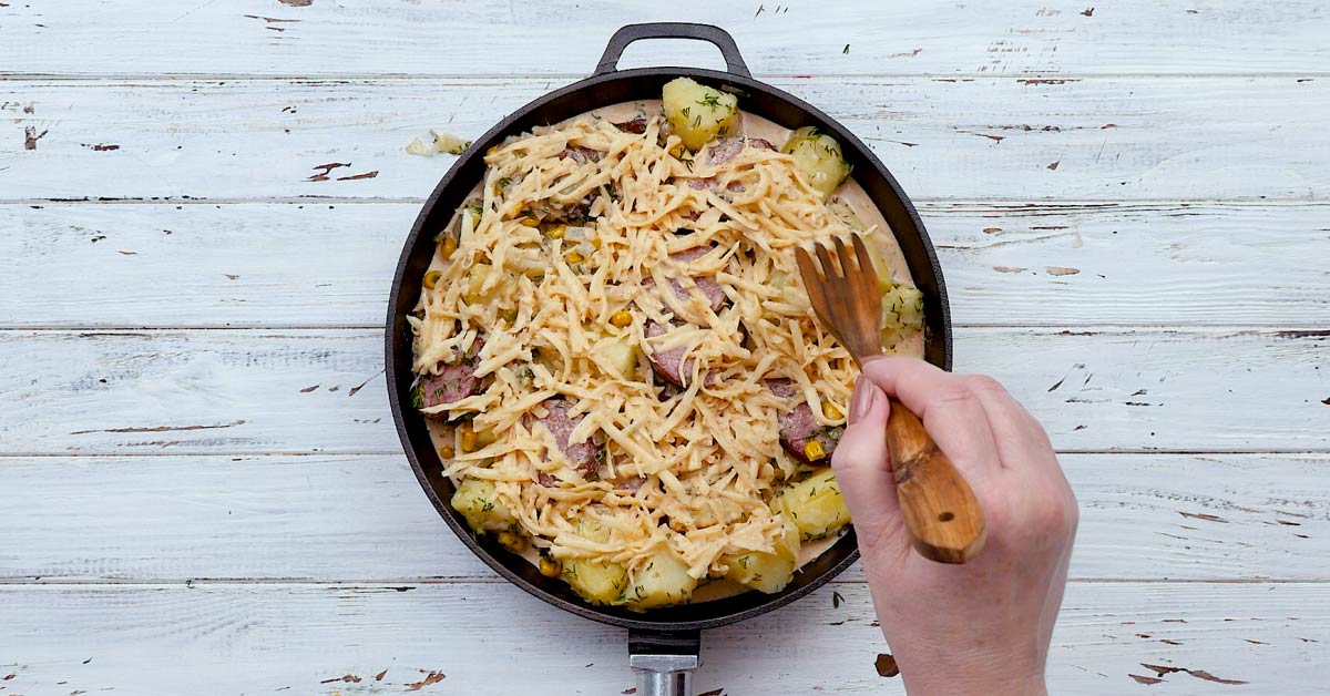 запеканка с картофелем