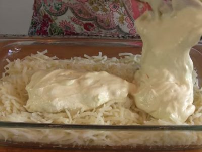 Картофельная запеканка с курицей