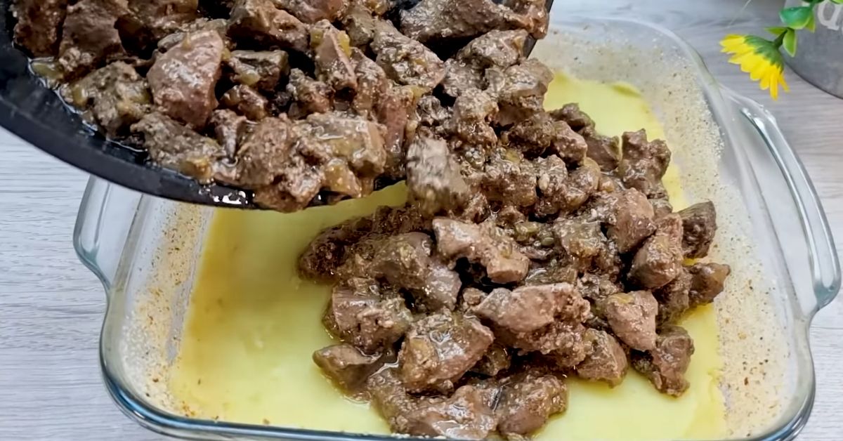 запеканка с печенью