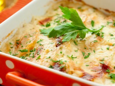 Картофельная запеканка с сыром