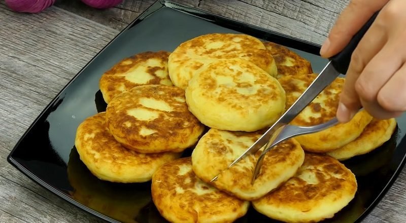 подача жареных пирожков