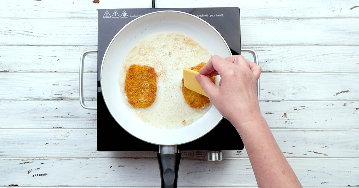 обжаривание ломтиков картофеля