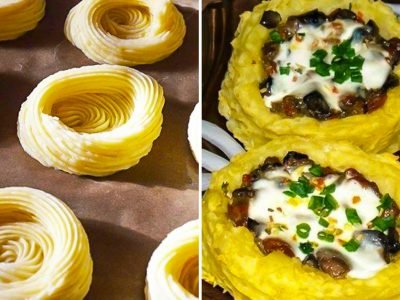 Картофельные «гнезда»