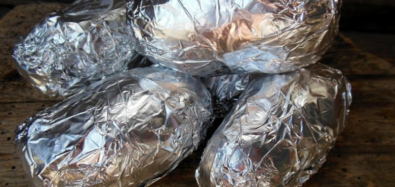 картофель в фольге