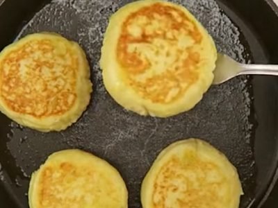 Картофельные оладьи с сыром