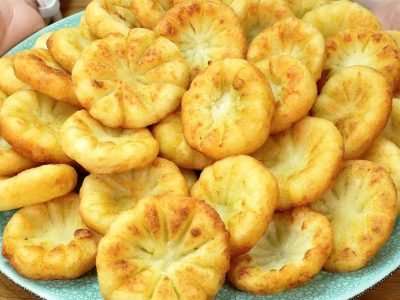 Картофельные пышки на сковороде