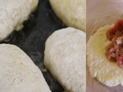 Картофельные рулетики с фаршем