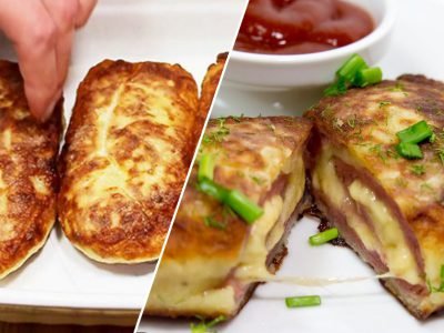 Картофельные рулеты с начинкой