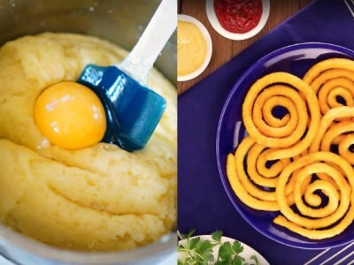 Картофельные спиральки