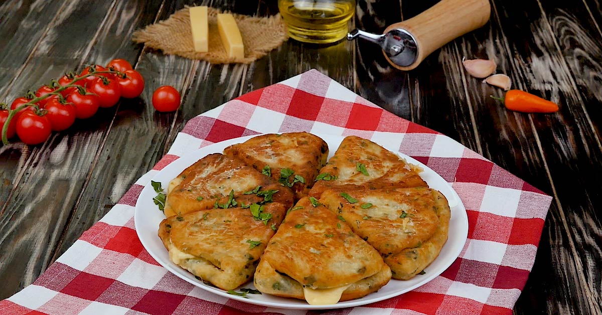 лепешки с сыром