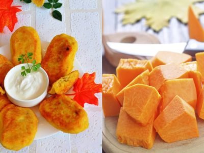 Картофельные зразы с тыквой и фаршем