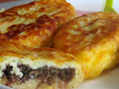 Картофельные зразы с грибами