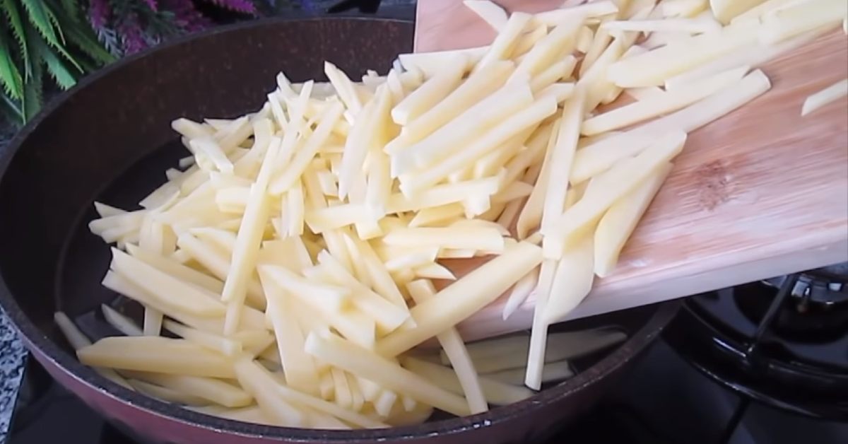 жареный картофель