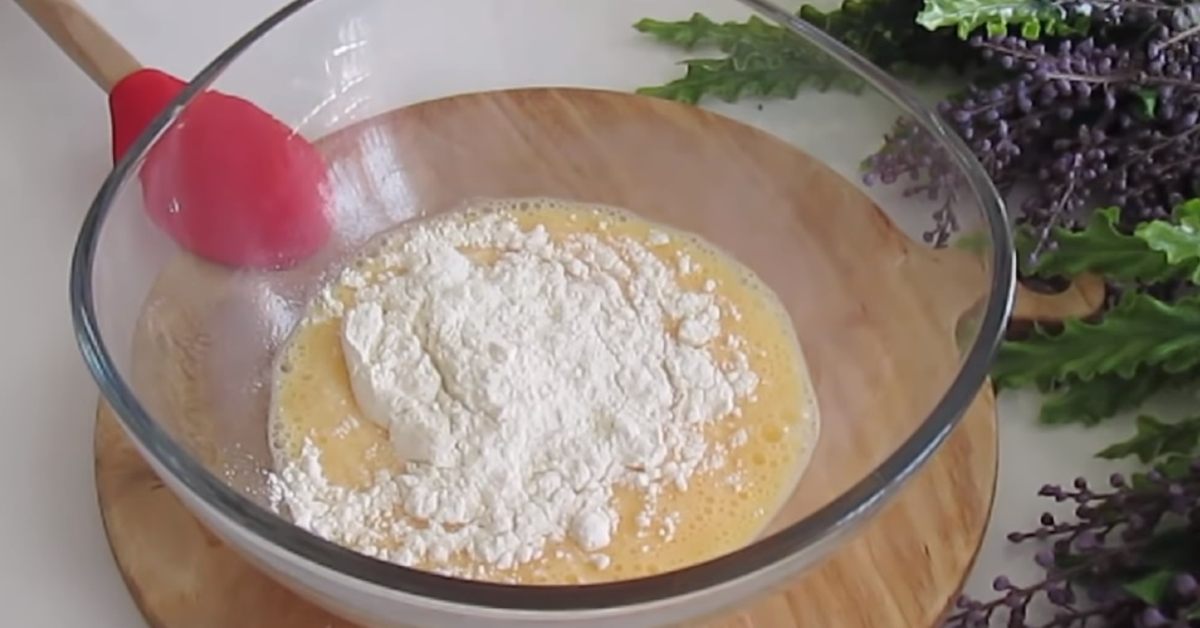 молочная заливка