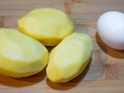 Картофельный пирог с грибами и сыром