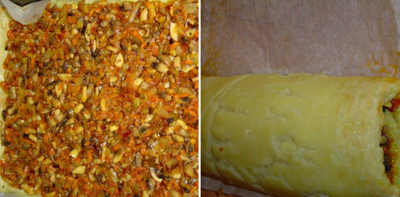 баклажаны с фаршем в беконе