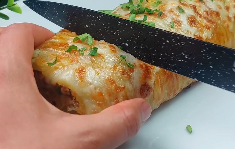 готовый рулет из картошки