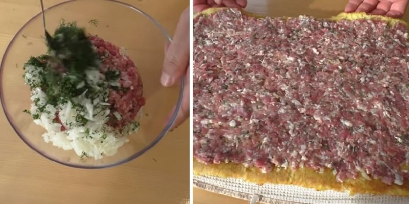 картофельный рулет