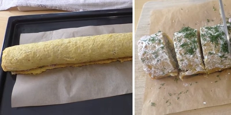 рулет из картофеля с мясом