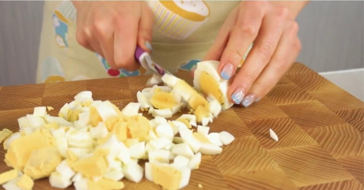 салат с беконом