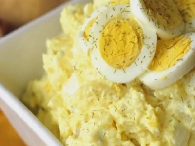 Картофельный салат с заправкой