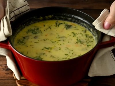 Картофельный суп без мяса