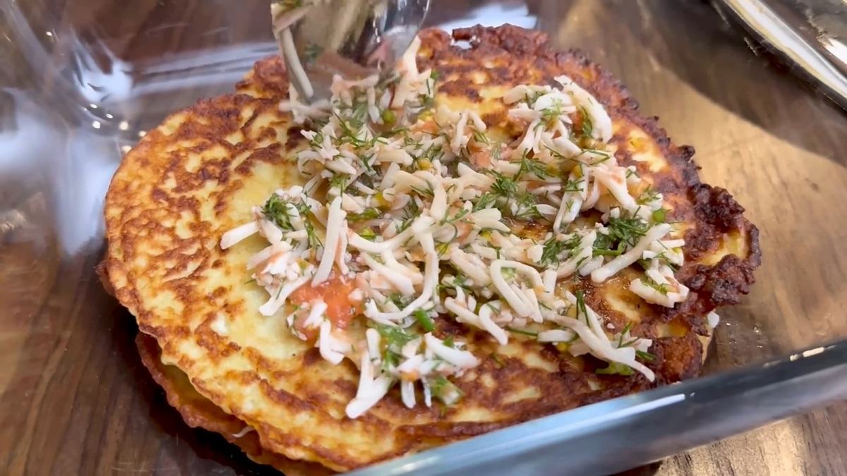 формирование картофельного торта