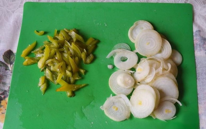 болгарский перец лук