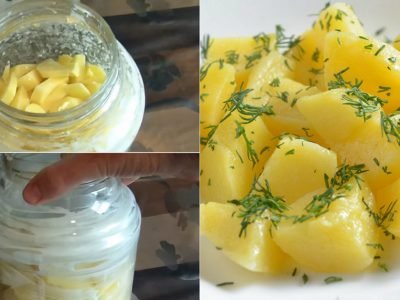 Картошка в банке в духовке