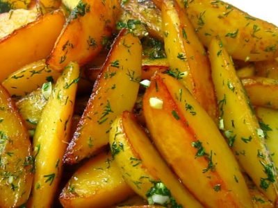 Картошка в соевом соусе