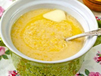 Как готовится каша из муки