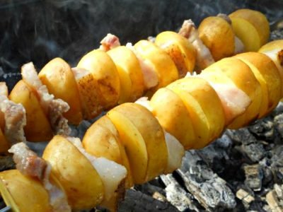 Кебаб из картофеля