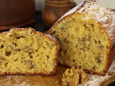 Диетический банановый кекс без муки