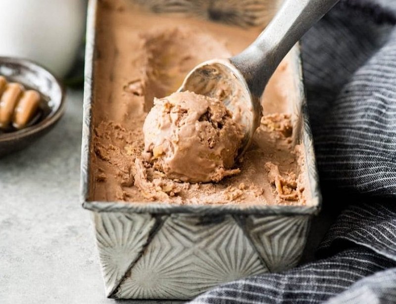 шоколадное мороженое