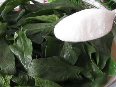 Кекс из шпината