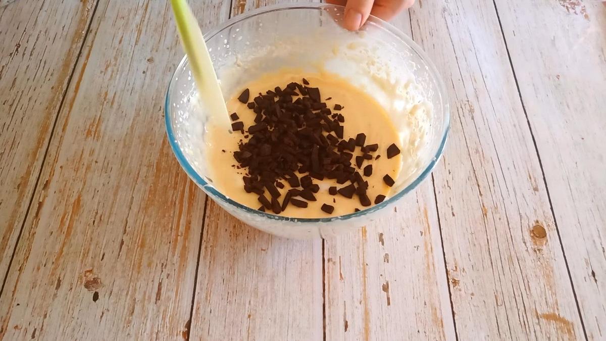 добавление шоколада