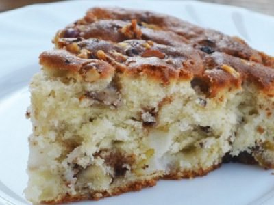 Кекс с грушей