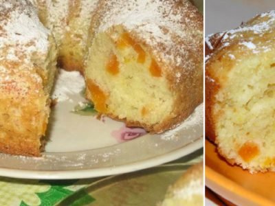 Кекс с курагой