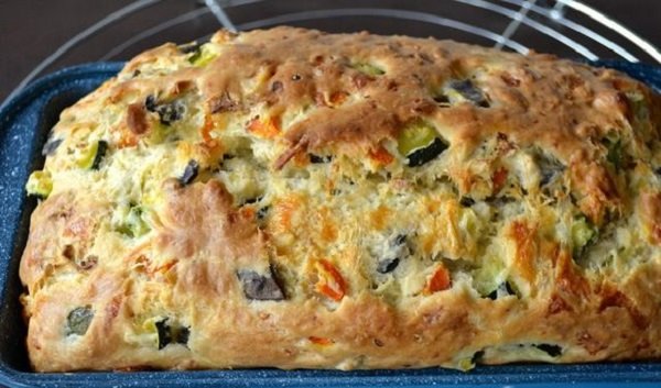 сытный овощной кекс