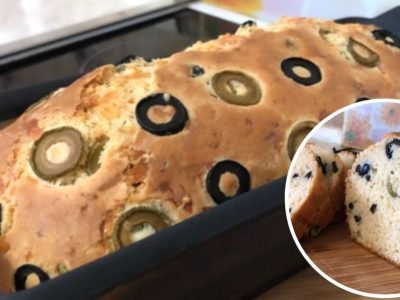 Закусочный кекс с твердым сыром