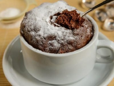 Кекс в микроволновке