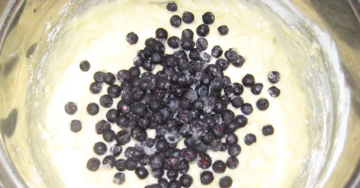 кексы с черникой