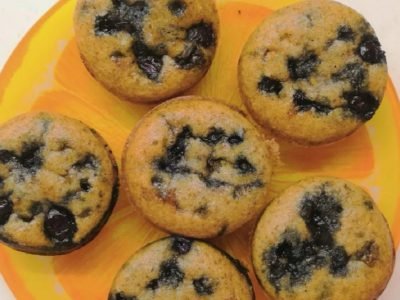 Кексы с черникой на кефире «‎Всего по 200»