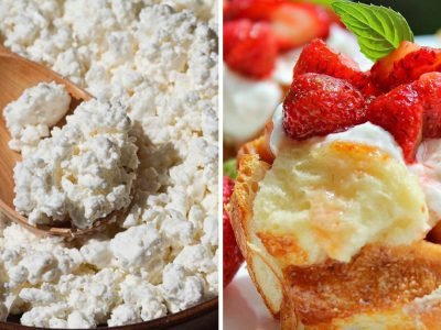 Кексы с клубникой