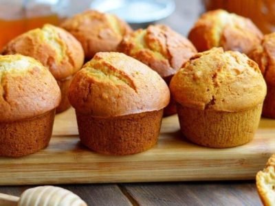 Кексы с мёдом на скорую руку